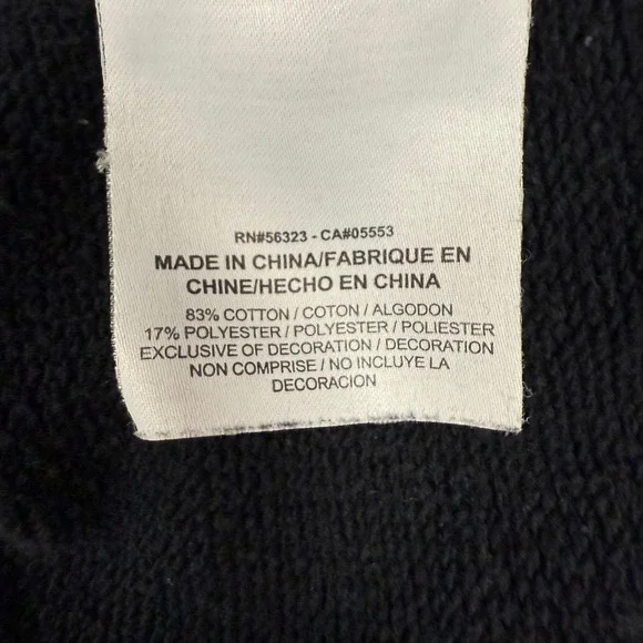 Distressed Nike Women's Crew Neck Long Sleeve Sweatshirt Dress Black‎ Size M - Picture 8 of 11